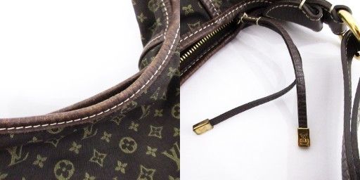 Louis Vuitton Manon MM Monogram Mini Lin M95619 One Shoulder Bag Leather with