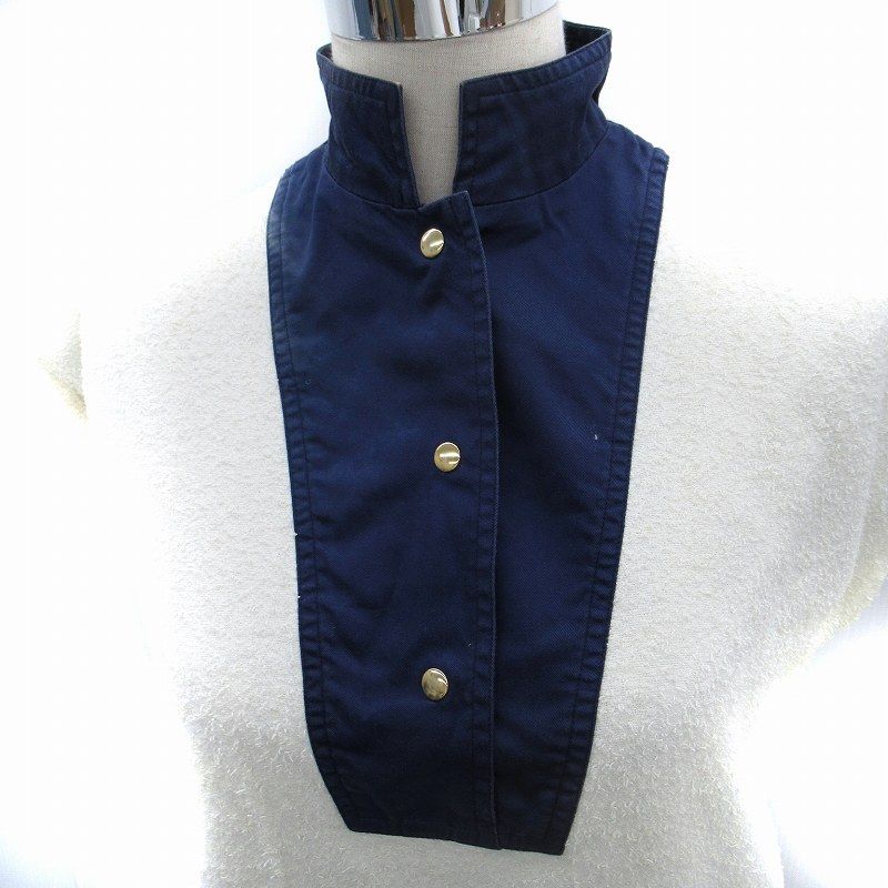 Christian Dior Sports Dress Mini Length Sleeveless Stand Collar Embroidered