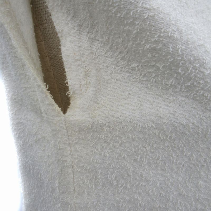 Christian Dior Sports Dress Mini Length Sleeveless Stand Collar Embroidered