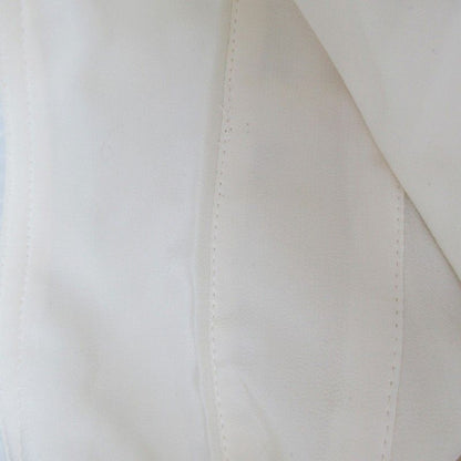 Gucci Shirt Blouse Long Sleeves Silk 38 M Ivory Sm22 Ibo81