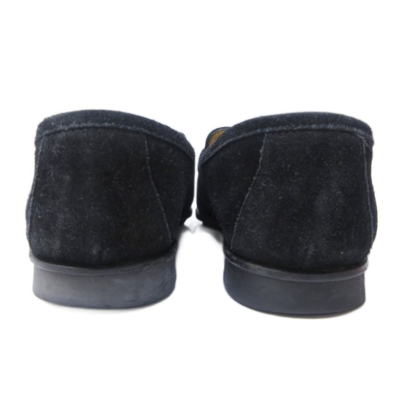 Hermes Loafer H Logo Hardware Suede Leather 36 1 2 Approx 23.5cm (9.25in) Black