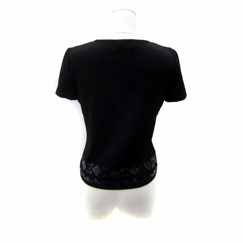 Yves Saint Laurent Knitwear Cut and Sewn Short Sleeve Round