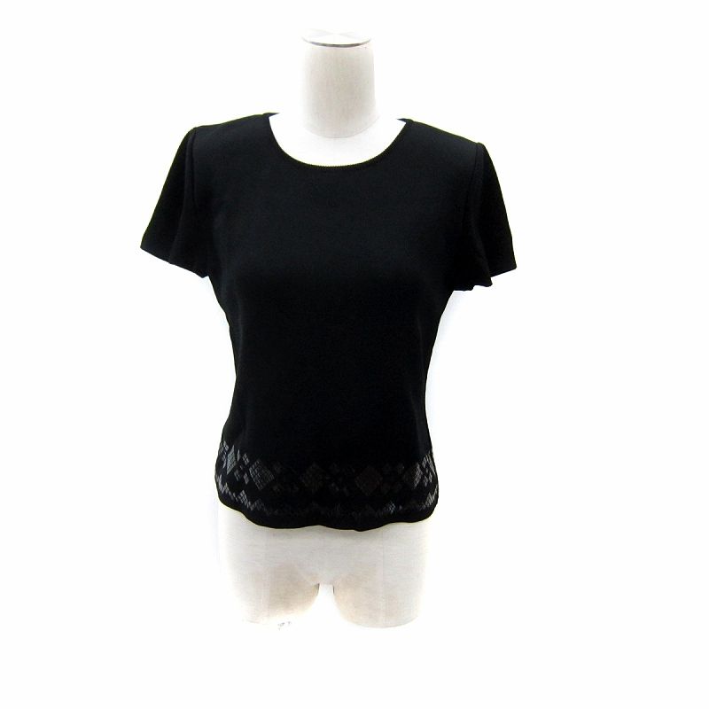 Yves Saint Laurent Knitwear Cut and Sewn Short Sleeve Round