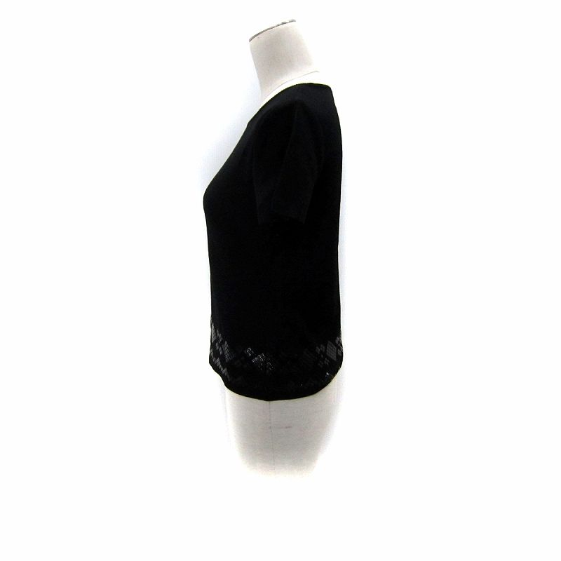 Yves Saint Laurent Knitwear Cut and Sewn Short Sleeve Round