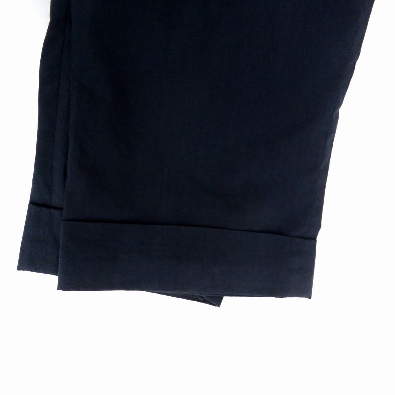 Prada Sport Cropped Pants Half Length Roll Up 38 M Navy Blue Ho17 Ibo81
