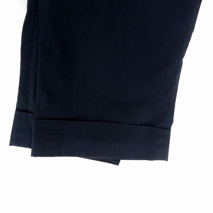 Prada Sport Cropped Pants Half Length Roll Up 38 M Navy Blue Ho17 Ibo81