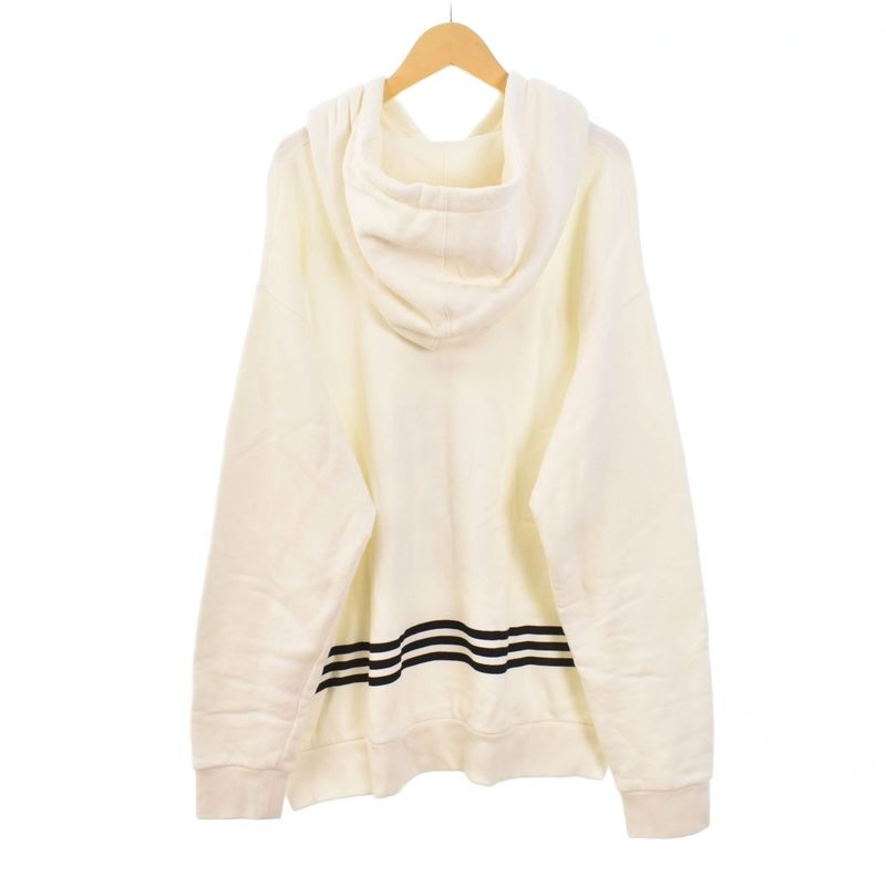 Gucci Adidas 22aw Logo Sweatshirt Pullover Hoodie M White 717427 Aa