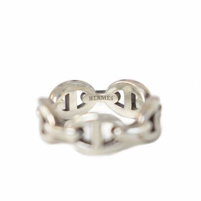 Hermes Chaine D'ancre Anchene PM Ring Accessories Ag925 53 Silver 20ag074607