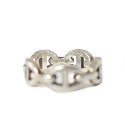 Hermes Chaine D'ancre Anchene PM Ring Accessories Ag925 53 Silver 20ag074607