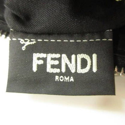 Fendi Think 7va350 Second Clutch Bag Leather Logo Black Aa