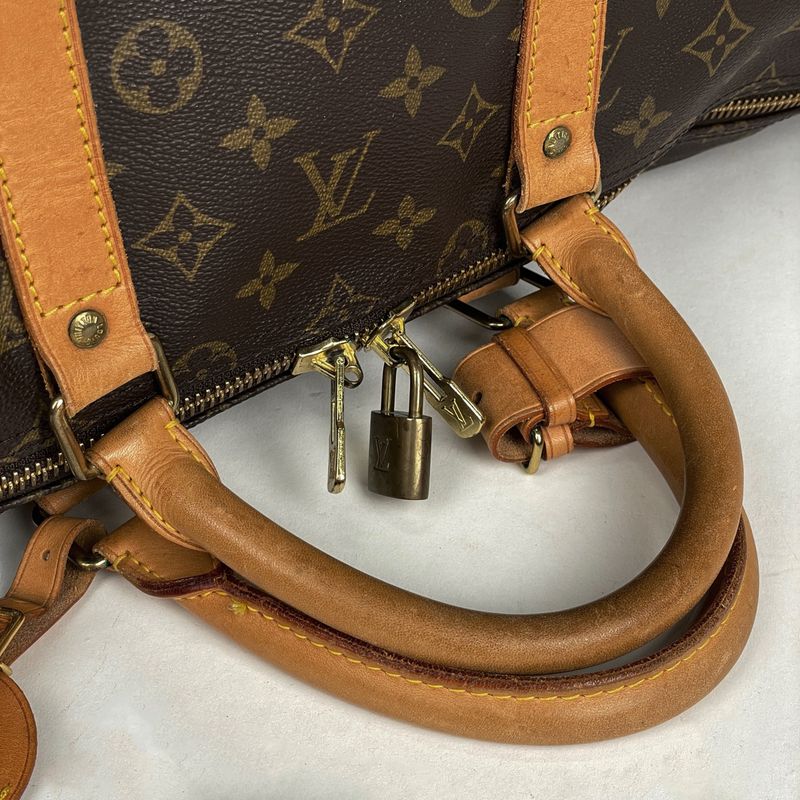 Louis Vuitton Keepall Bandouliere 55 2way Shoulder Bag Boston Bag Monogram