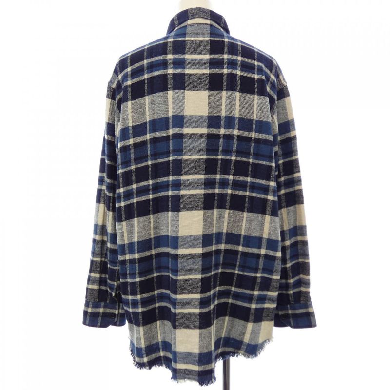 Celine Checked Overshirt 2c59a366x Shirt