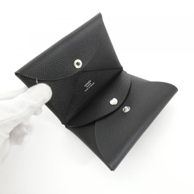 Hermes Calvi Duo 083035ck Coin Case