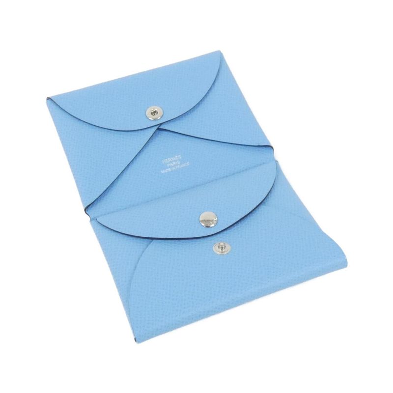 Hermes Calvi Duo 083035ck Coin Case
