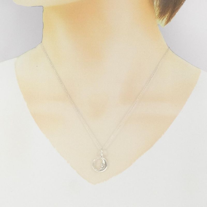 Tiffany & Co Man in the Moon Necklace