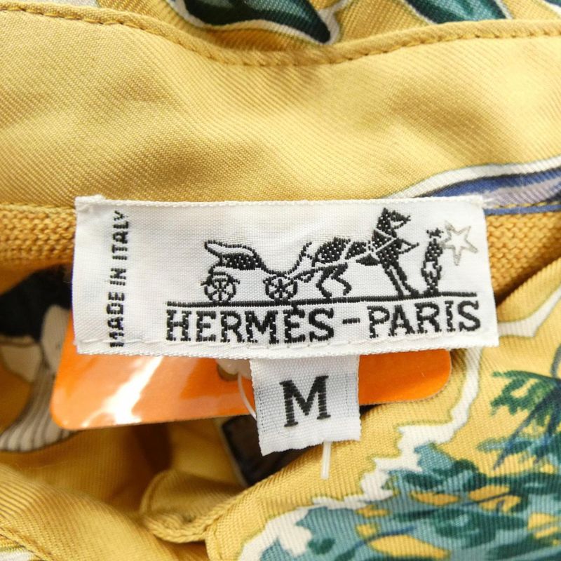 Vintage Hermes Lavie Precievse de LA Mediterranee Twill Raine Polo Shirt