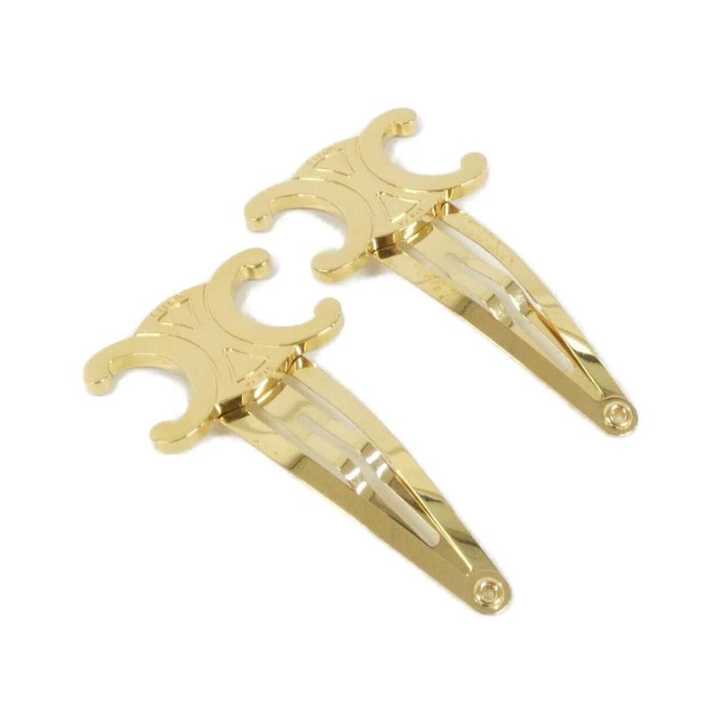 Celine Triomphe Snap Clip 46z656bsl Hair Clip