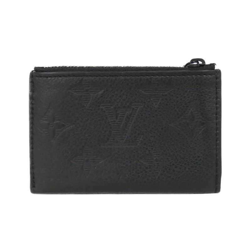 Louis Vuitton Monogram Shadow Compact Coin Card Holder M82245 Coin & Card Case