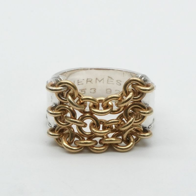 Hermes Mexico Ring Silver