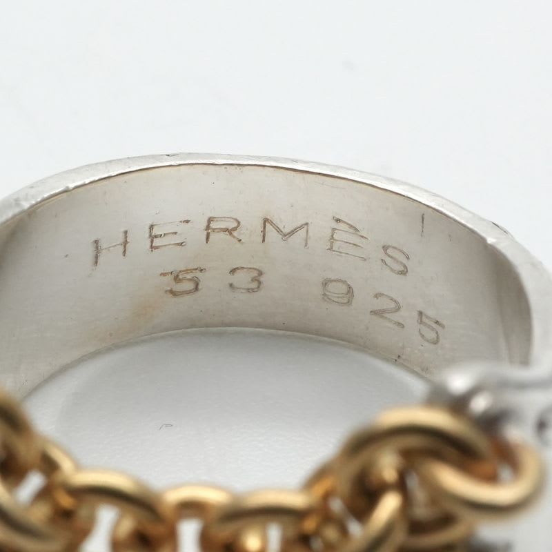 Hermes Mexico Ring Silver