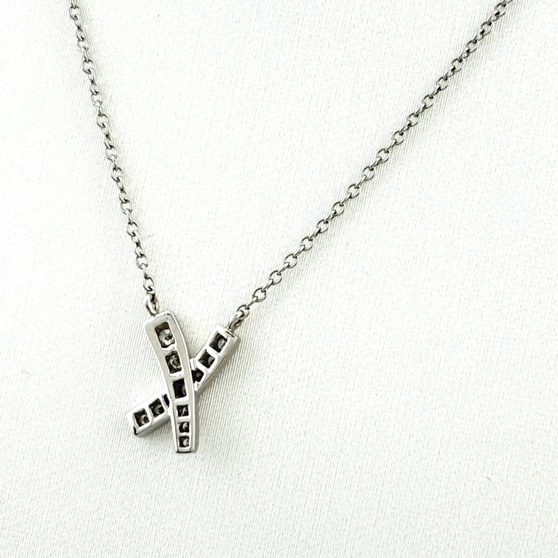 Tiffany & Co Tiffany & Co Kiss Necklace Platinum Pendant Necklace Pt950 Diamond