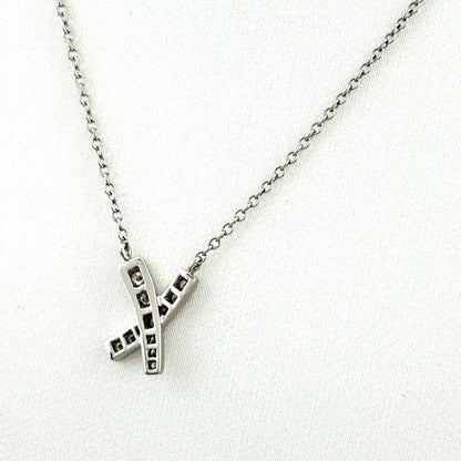 Tiffany & Co Tiffany & Co Kiss Necklace Platinum Pendant Necklace Pt950 Diamond