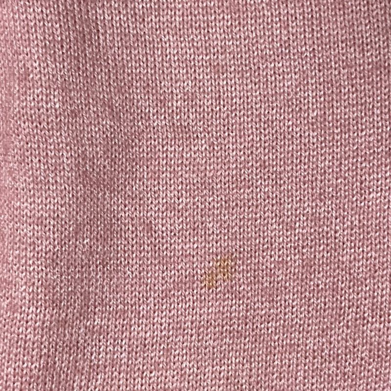 Good Prada Wool Silk Crew Neck High Gauge Knit Cardigan Size 40 Pink Women Used