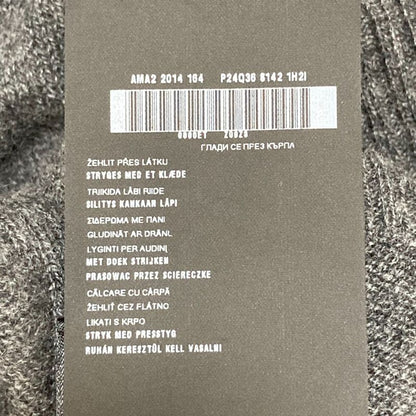 Prada Back Ribbon Cashmere Knit Sweater Size 40 Gray Women's Preowned Used