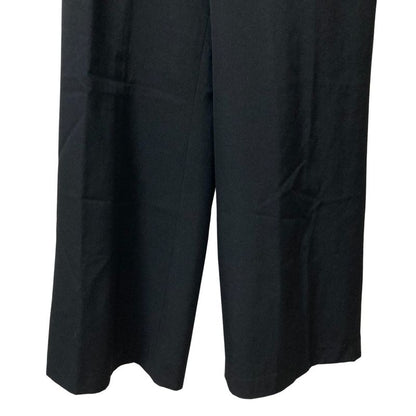 Chanel Coco Mark Button Wide Pants P40225 Size 34 Black Ladies Preowned Used