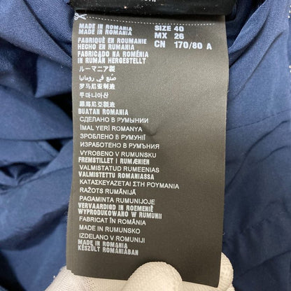 Prada Zip Hoodie Jacket Size 40 Navy Women's Preowned Used