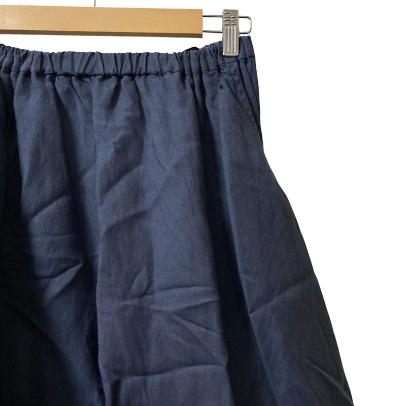 Celine Phoebe Period Easy Long Skirt Size 36 Navy Women's Used