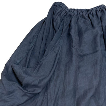 Celine Phoebe Period Easy Long Skirt Size 36 Navy Women's Used