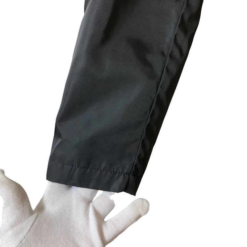 Prada Belted Nylon Tailored Jacket Size 38 Black Women's Used