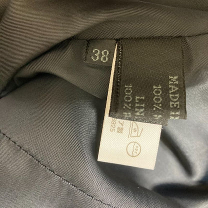 Prada Belted Nylon Tailored Jacket Size 38 Black Women's Used