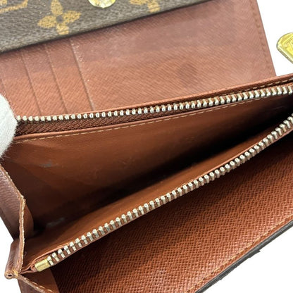 Good Louis Vuitton Monogram Porte Feuille Alexandra Trifold Wallet M60047 Brown