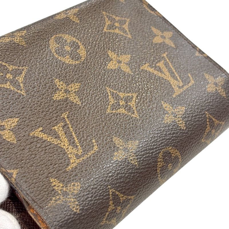 Good Louis Vuitton Monogram Porte Feuille Alexandra Trifold Wallet M60047 Brown