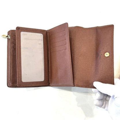 Good Louis Vuitton Monogram Porte Feuille Alexandra Trifold Wallet M60047 Brown