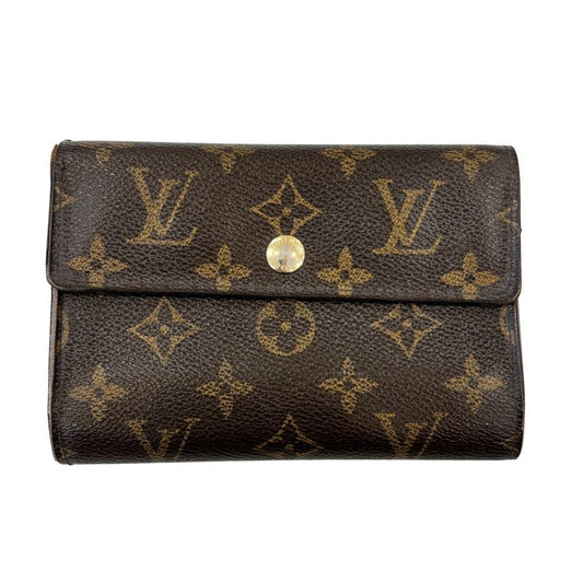 Good Louis Vuitton Monogram Porte Feuille Alexandra Trifold Wallet M60047 Brown