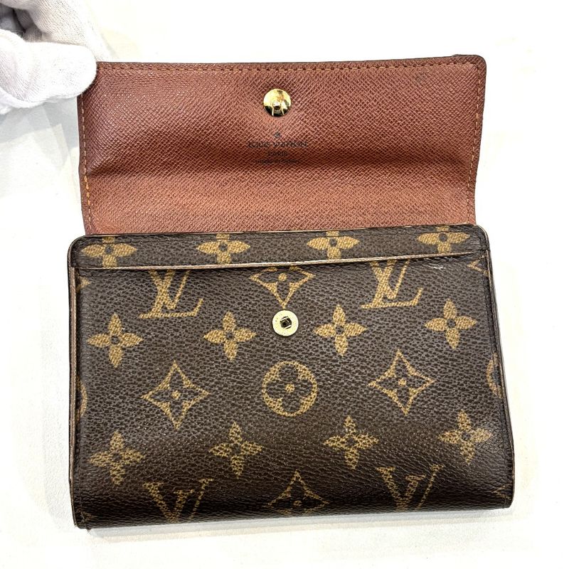 Good Louis Vuitton Monogram Porte Feuille Alexandra Trifold Wallet M60047 Brown