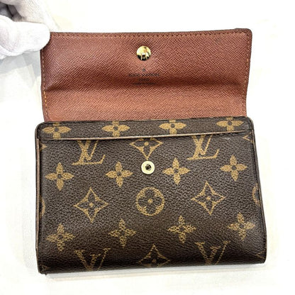 Good Louis Vuitton Monogram Porte Feuille Alexandra Trifold Wallet M60047 Brown