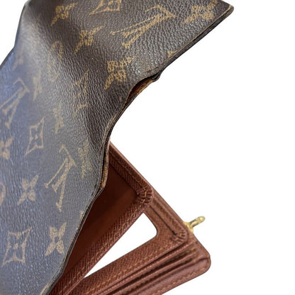 Good Louis Vuitton Monogram Porte Feuille Alexandra Trifold Wallet M60047 Brown