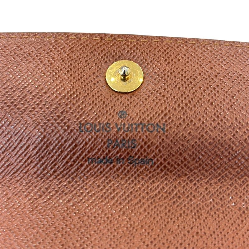 Good Louis Vuitton Monogram Porte Feuille Alexandra Trifold Wallet M60047 Brown