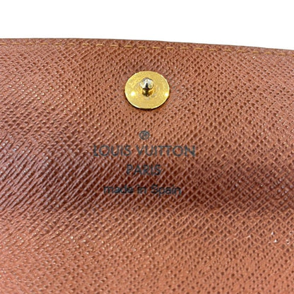 Good Louis Vuitton Monogram Porte Feuille Alexandra Trifold Wallet M60047 Brown