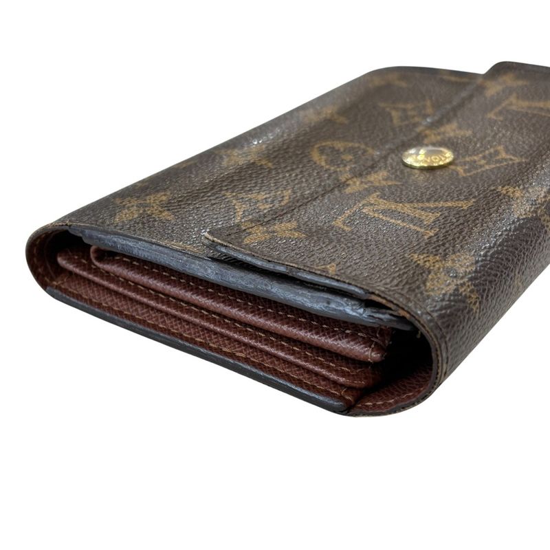 Good Louis Vuitton Monogram Porte Feuille Alexandra Trifold Wallet M60047 Brown