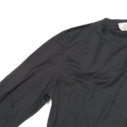 Hermes Blue Stitching Long Sleeve T-Shirt Cut and Sewn None Cotton Long Sleeve