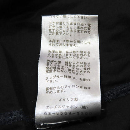 Hermes Blue Stitching Long Sleeve T-Shirt Cut and Sewn None Cotton Long Sleeve