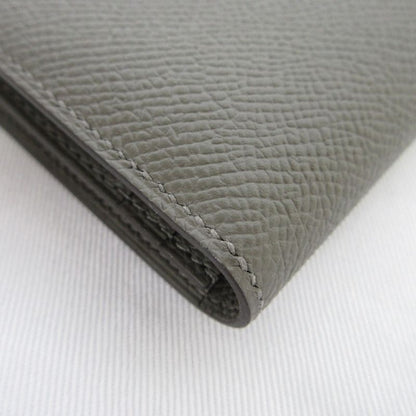Hermes Bearn Souffle Vaux Epson Long Wallet Engraved U Grimeyer Men's Women's