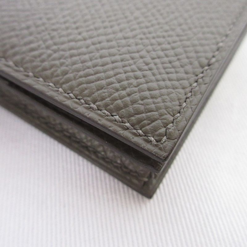 Hermes Bearn Souffle Vaux Epson Long Wallet Engraved U Grimeyer Men's Women's