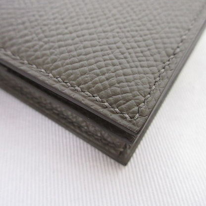 Hermes Bearn Souffle Vaux Epson Long Wallet Engraved U Grimeyer Men's Women's
