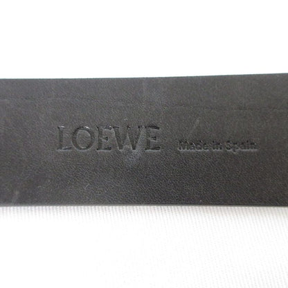 Good 24aw Loewe Round Soft Belt Calf 832441 Size 90 35 Black Men's Women's Used